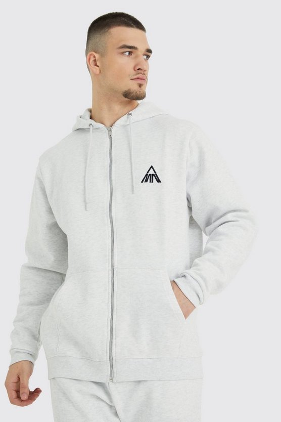 Tall Man Core Zip Through Hoodie