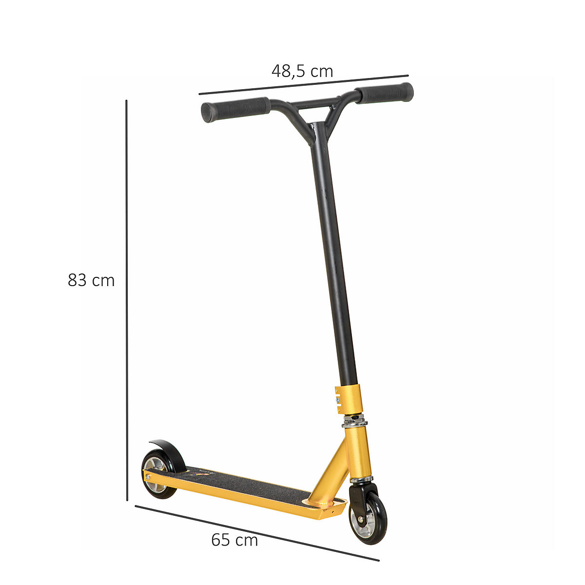 Stuntscooter mit dem 360° drehbaren Lenker