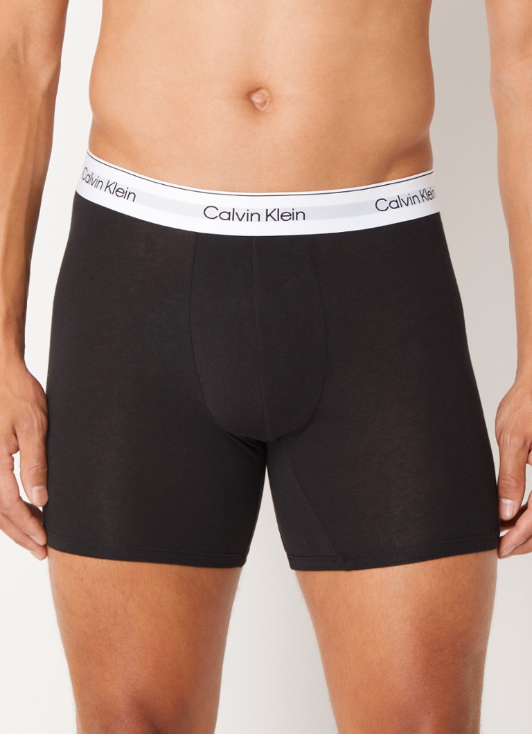 Calvin Klein Boxer Shorts with logo waistband in a 3-pack