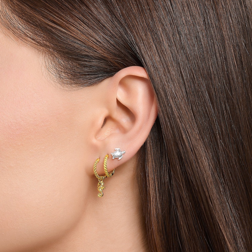 Thomas Sabo Créole 925 Argent Boucles d'oreilles
