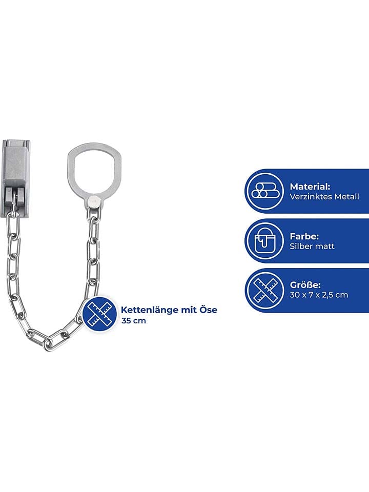 Wenko Türgriff-Kette in Silber - (L)30 cm günstig kaufen onesize