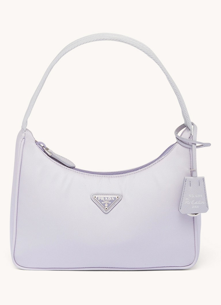 Sac bandoulière Prada Re-Nylon Réédition 2000 Mini avec logo