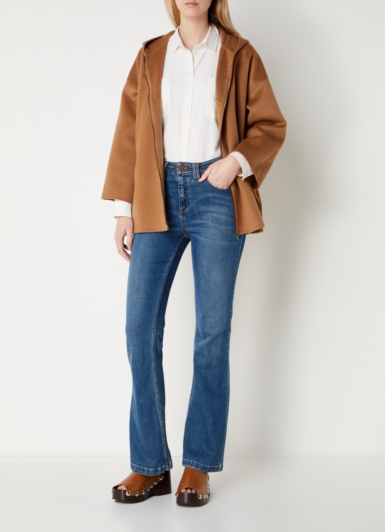 Palton cu glugă din lână Gerard Darel Sacha