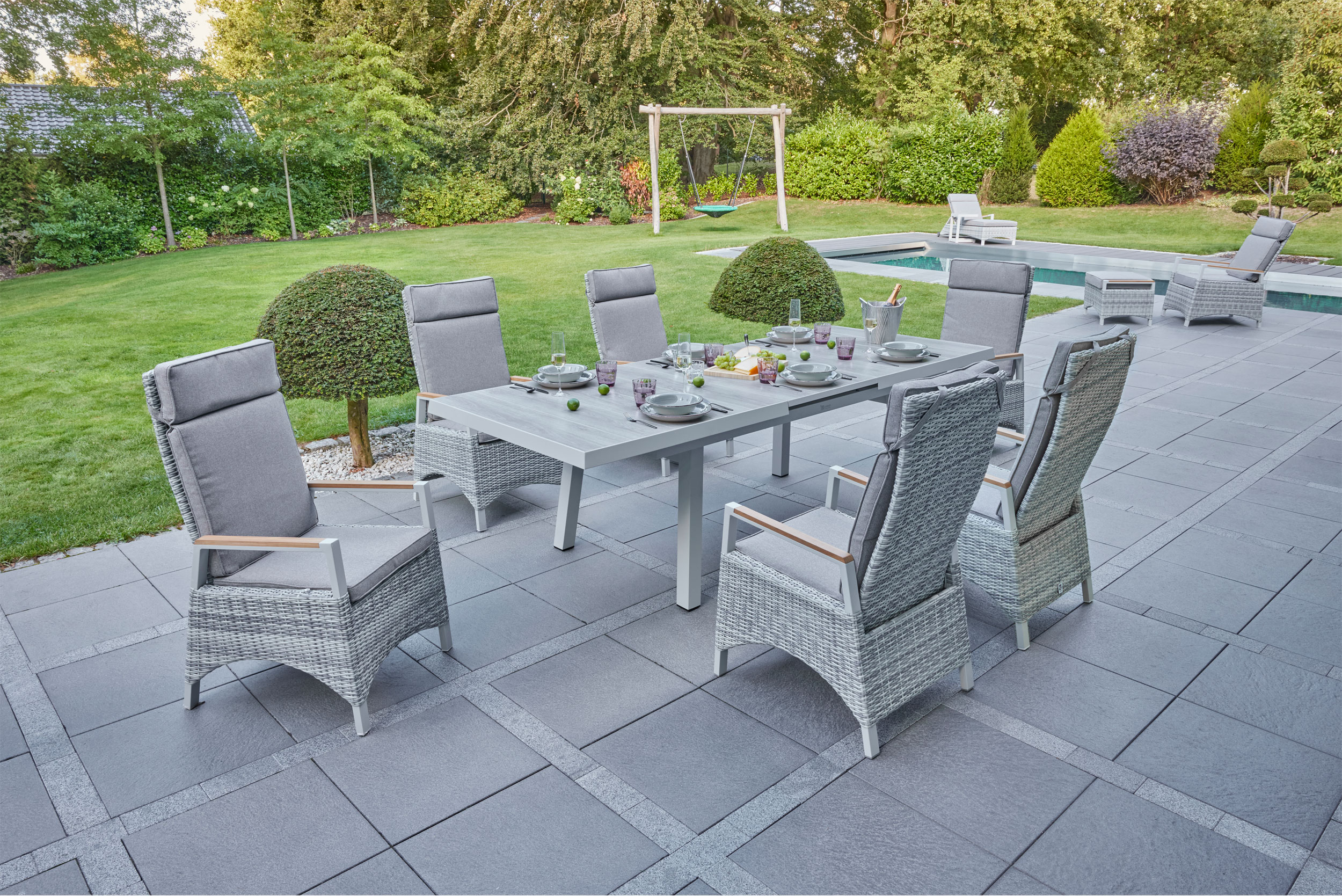 OUTDOORGartensessel Rückenverstellung