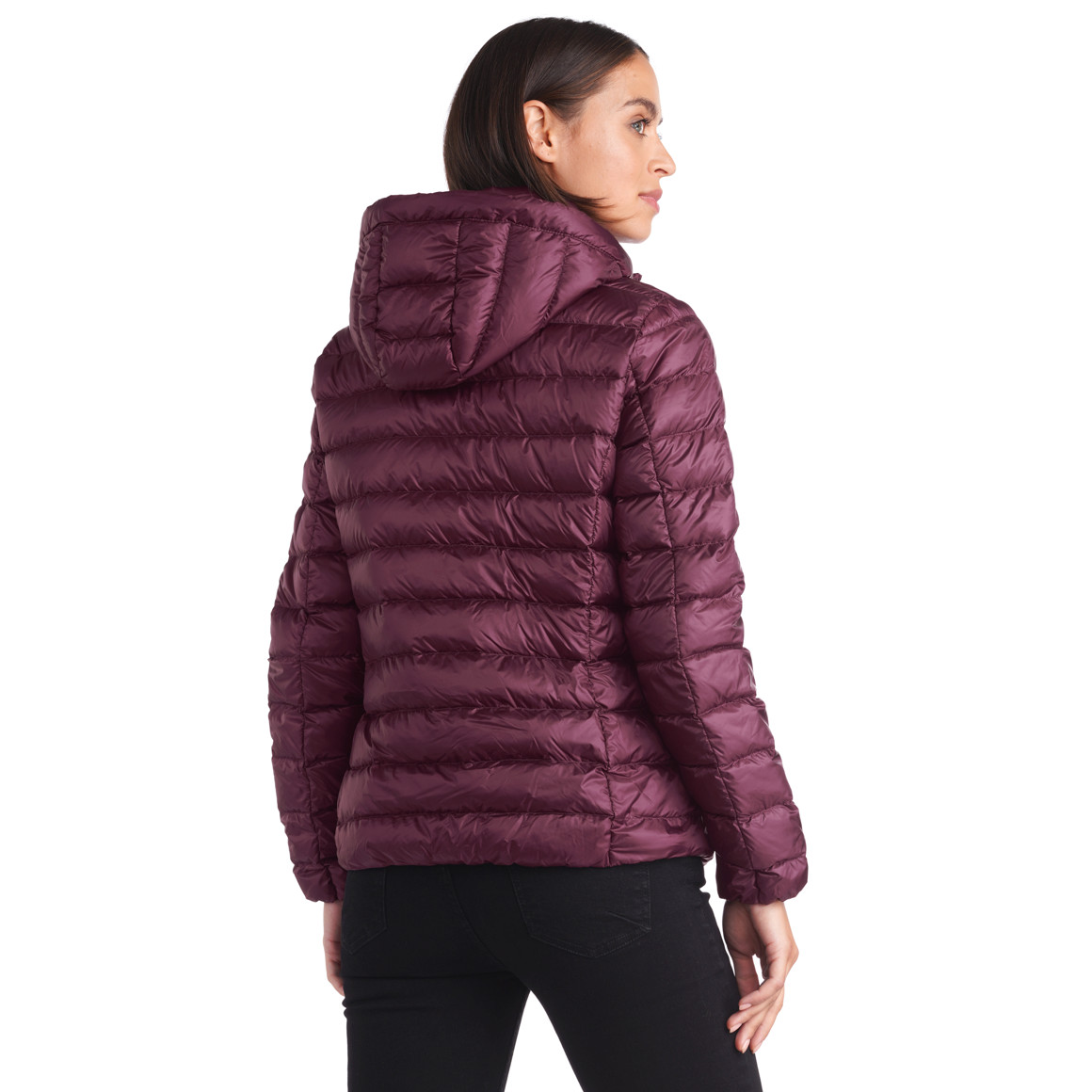 Damen Soft-Daunenjacke mit Kapuze