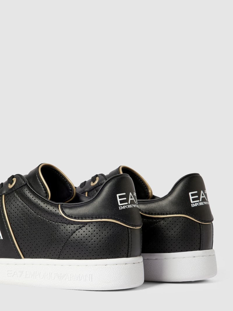 Sneaker mit Label-Details Modell 'SNEAKER ACTION LEATHER' in schwarz