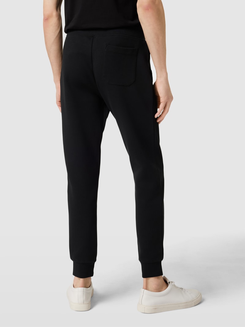 Sweatpants mit elastischem Bund Modell 'ATHLETIC' in schwarz