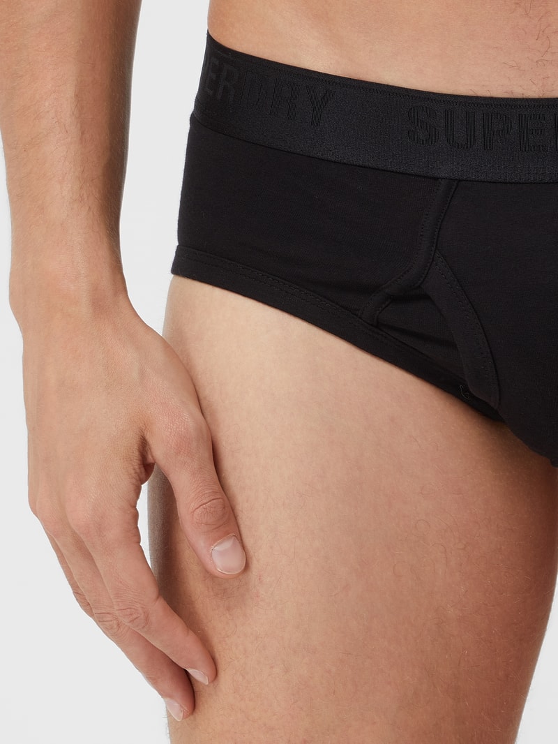 Slip in unifarbenem Design im 3er-Pack in mittelgrau meliert