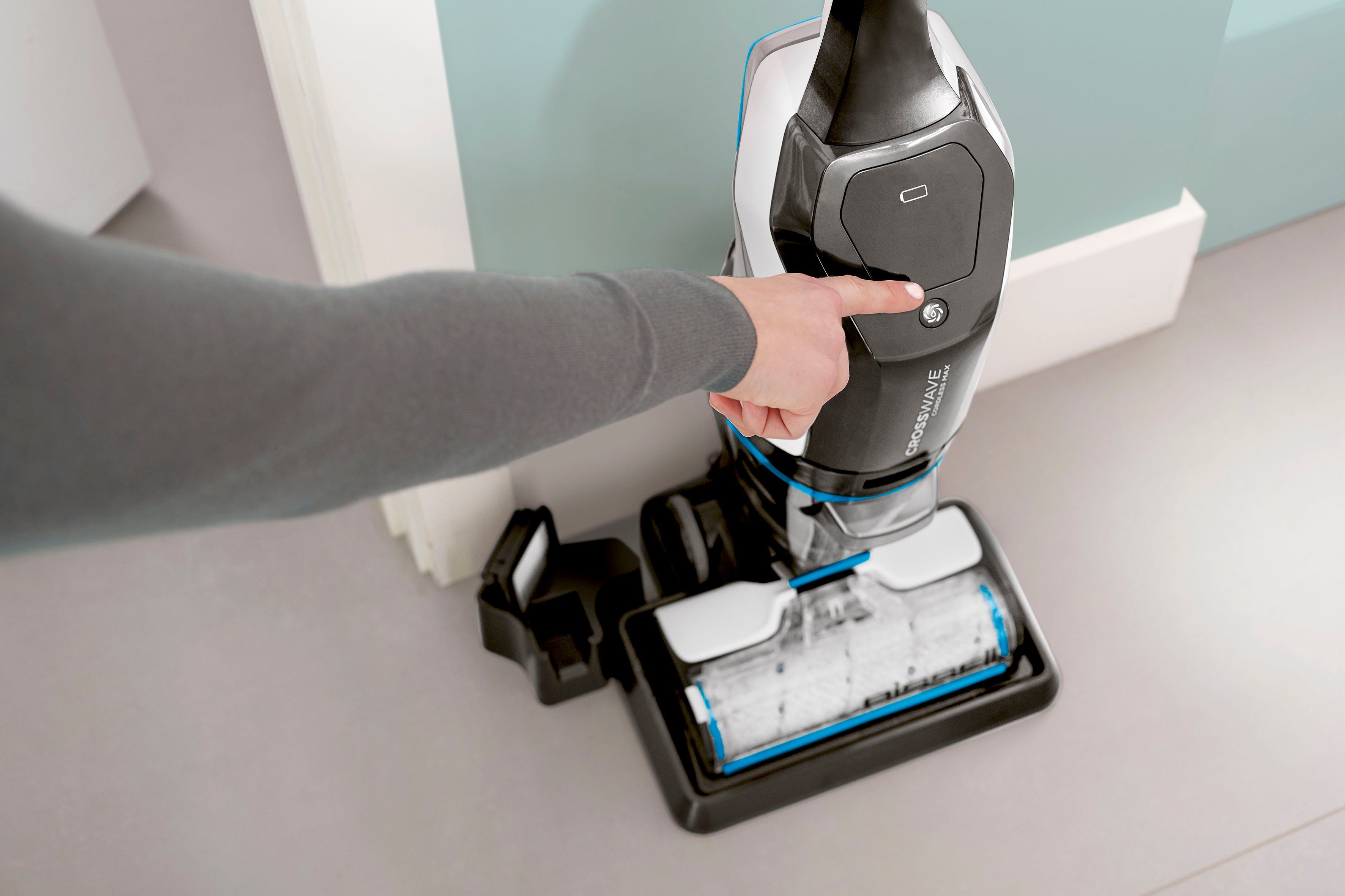 Bissell Nass-Trocken-Sauger BISSELL CrossWave Cordless MAX 2767N, 200 W, beutellos