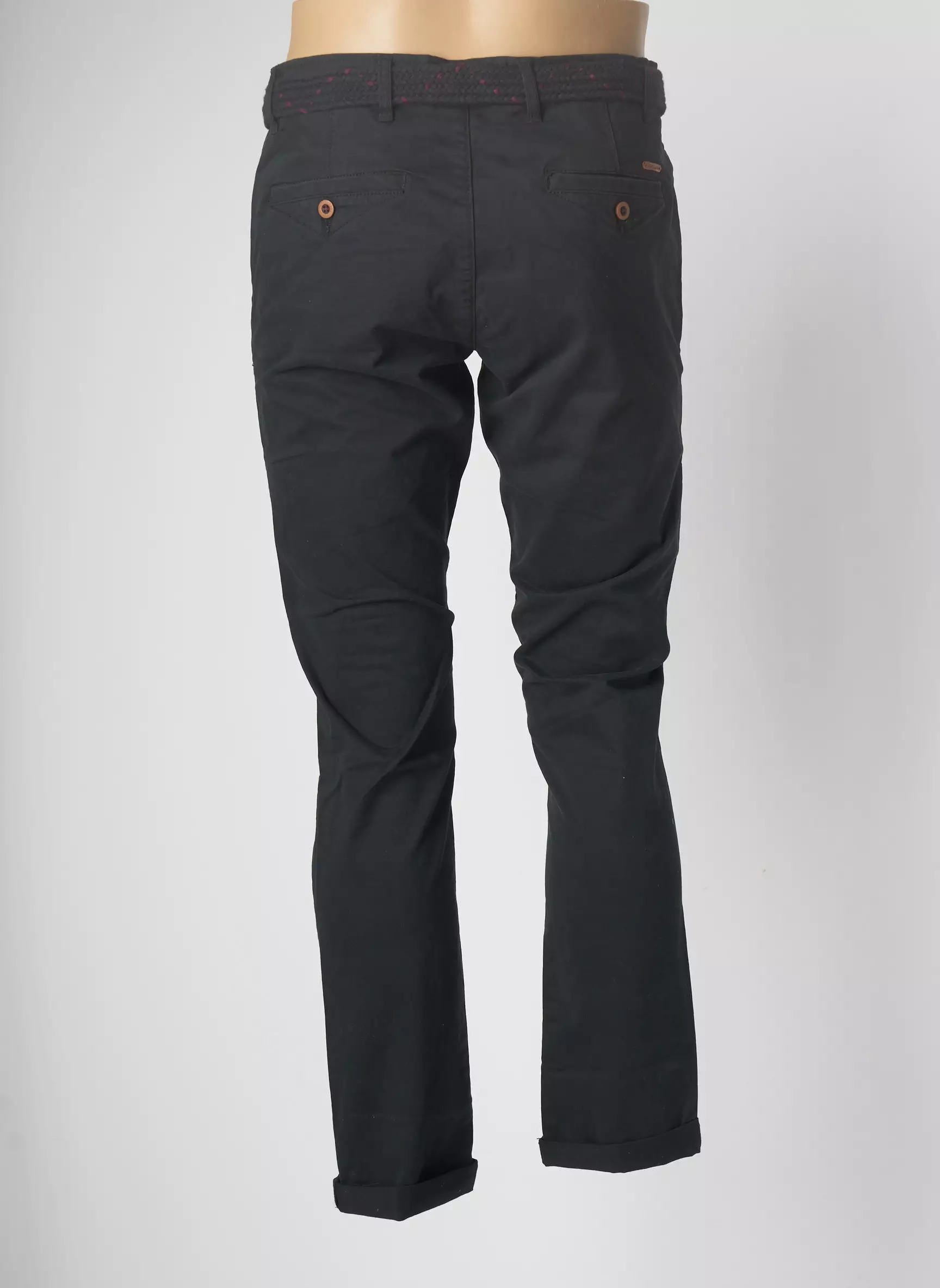 Teddy Smith Pantalons Chino Homme couleur noir