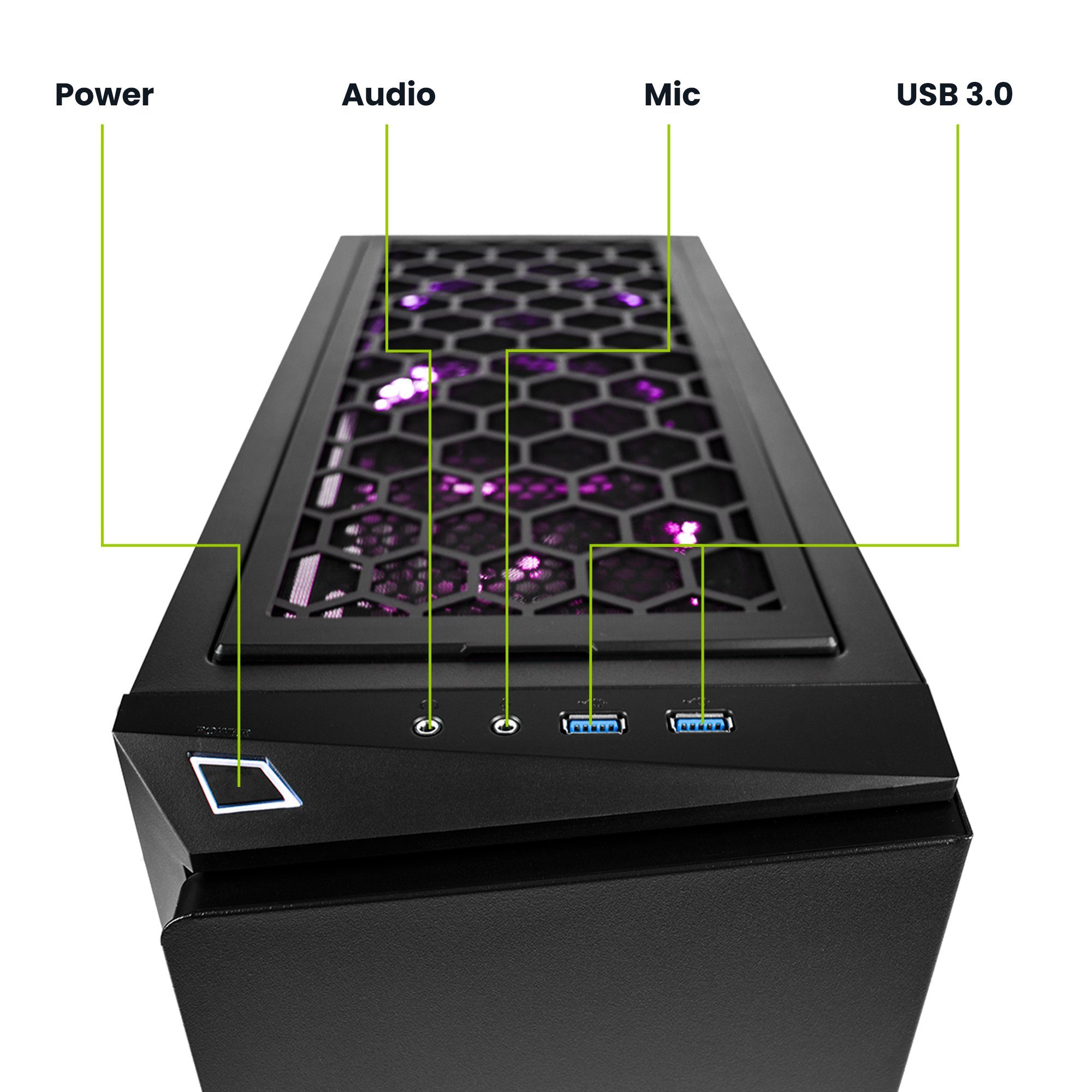Megaport Gaming-PC-Komplettsystem (24