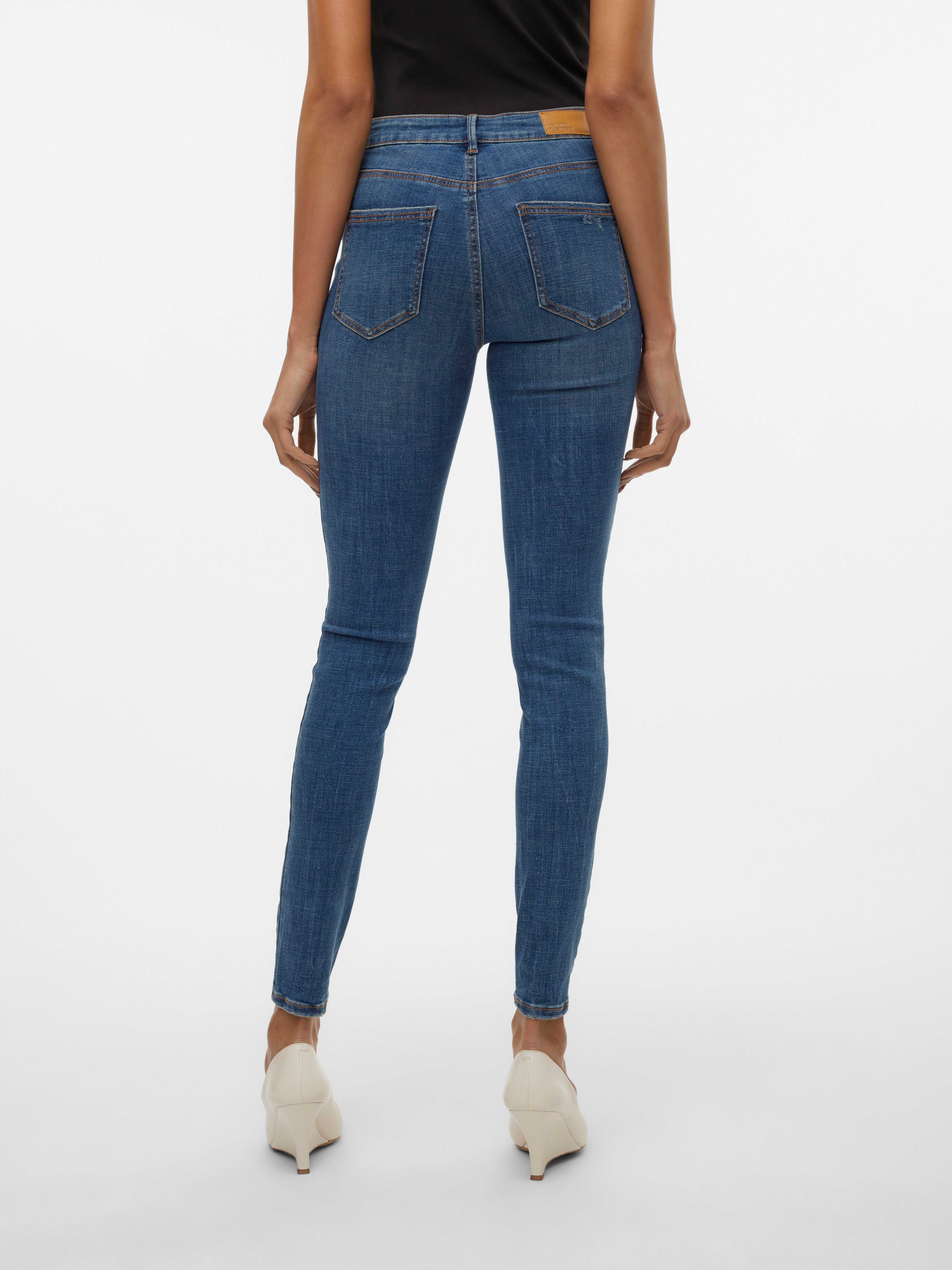 VMFLASH Mid Rise Skinny Fit Jeans