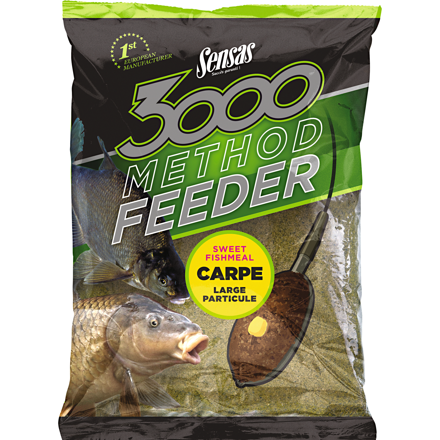 Sensas Friedfischfutter 3000 Method (Karpfen)