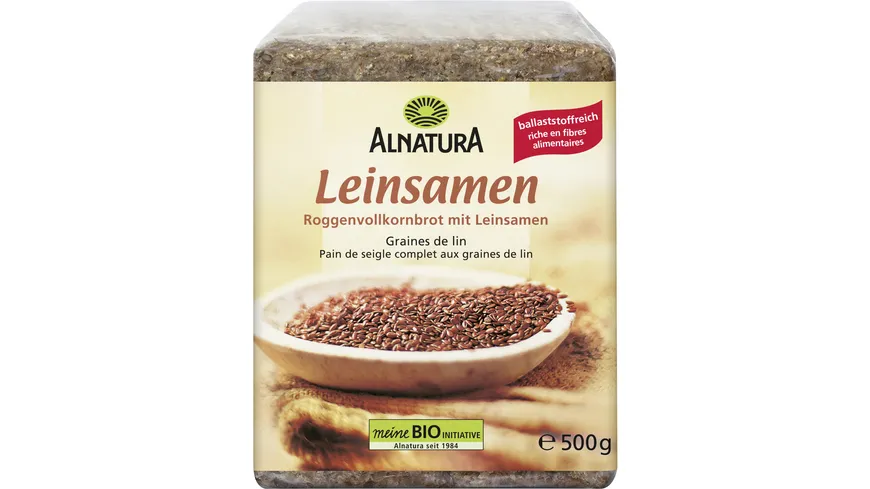 Alnatura Bio Leinsamen Brot 500 g