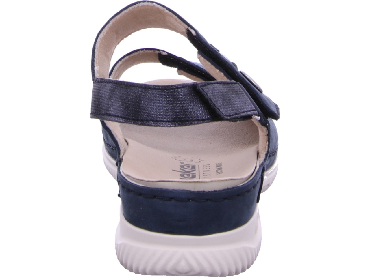 RIEKER Komfort Sandalen blau