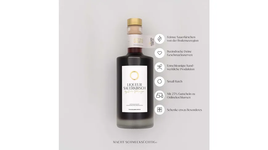 THE GOLDEN CIRCLE Liqueur Sauerkirsch by Andi Schweiger 350 ml