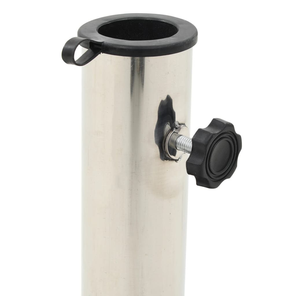 vidaXL Schirmhalter Sonnenschirmständer Granit 20 kg Quadrat Schwarz