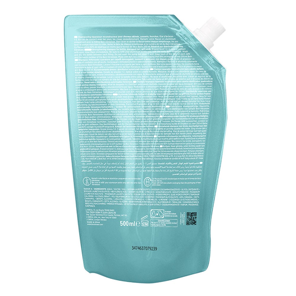Kérastase Résistance Bain Force Architecte Refill Pouch 500 ml
