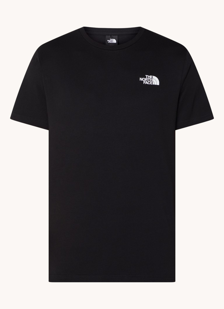 The North Face  T-shirt met logo- en backprint
