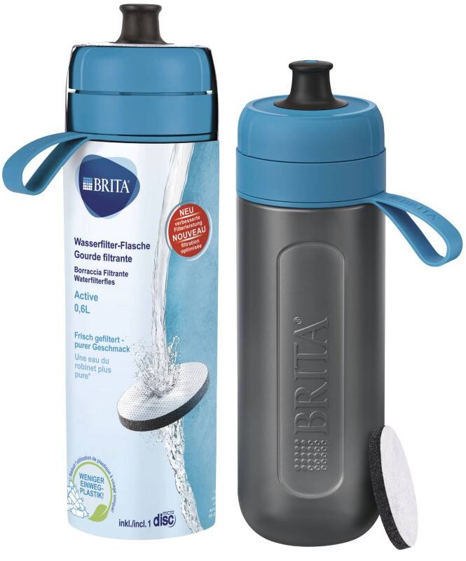 BRITA Wasserflasche Blau Active