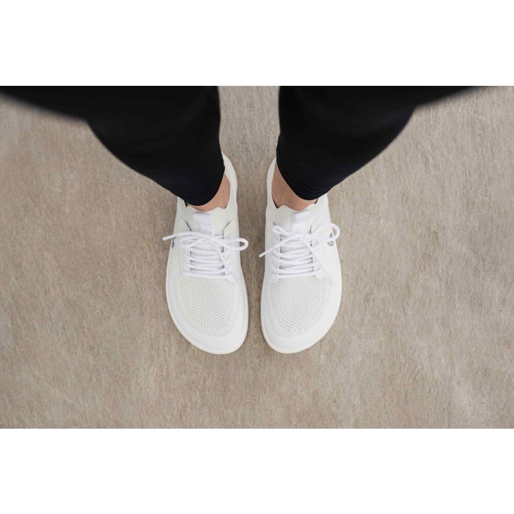 Be Lenka Swift All White Barfußschuhe