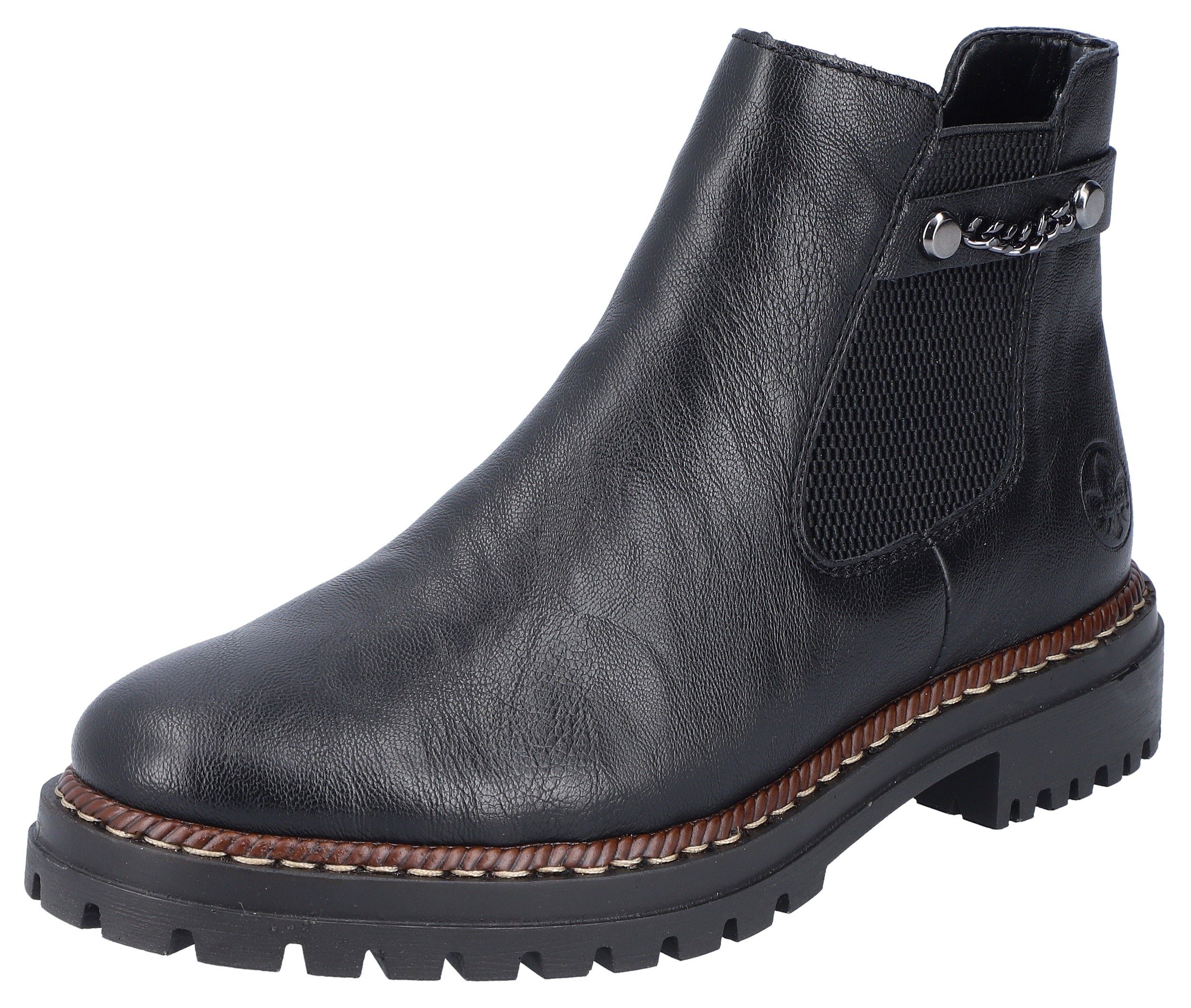 Rieker Chelseaboots mit schöner Zierkette