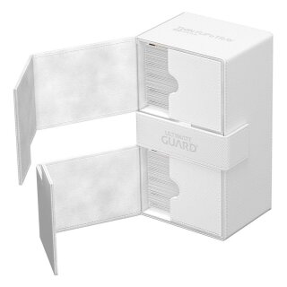 Ultimate Guard Twin Flip`n`Tray 200+ XenoSkin Monocolor - Weiß