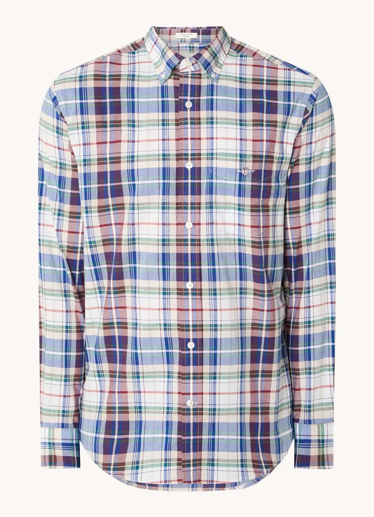Camicia a quadri classica da uomo