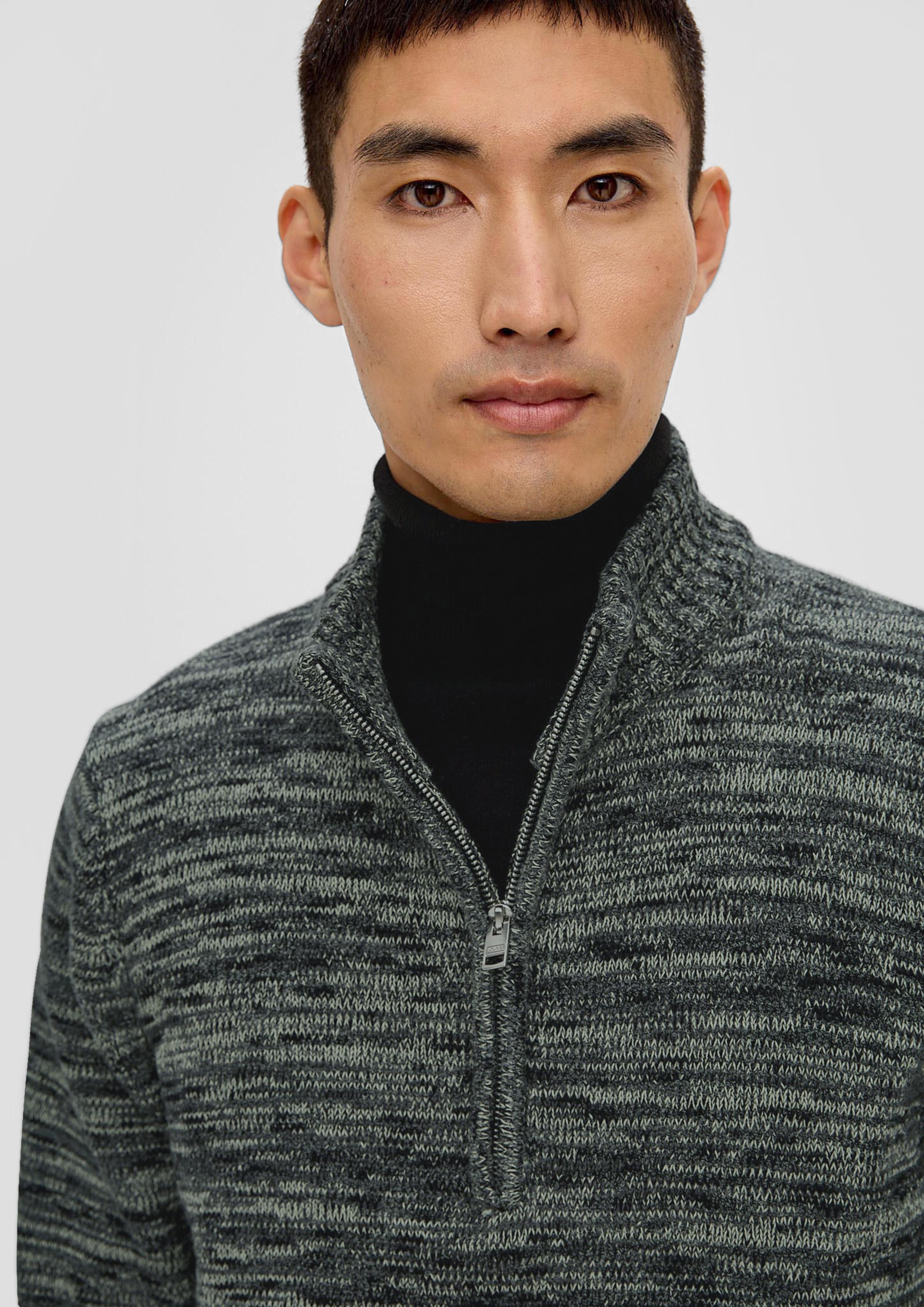 Troyer-Pullover aus Moulinegarn  2134621-79X0