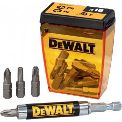 DeWalt-lisävarusteet DT71511-QZ 16-osainen teräsarja magneettisella ruuviohjaimella