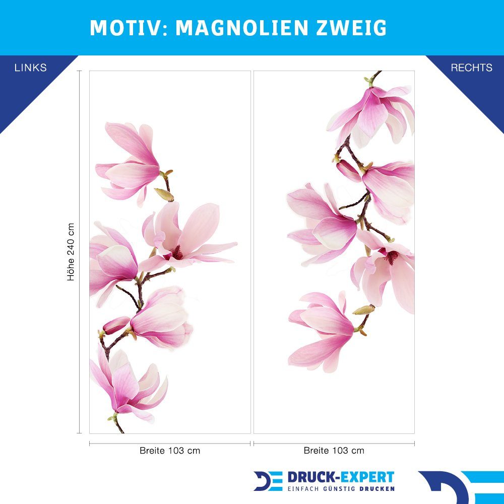 DRUCK-EXPERT Duschrückwand Premium Duschrückwand - langlebiger Fliesensticker aus 0,4 mm selbstklebenden Hart-PVC