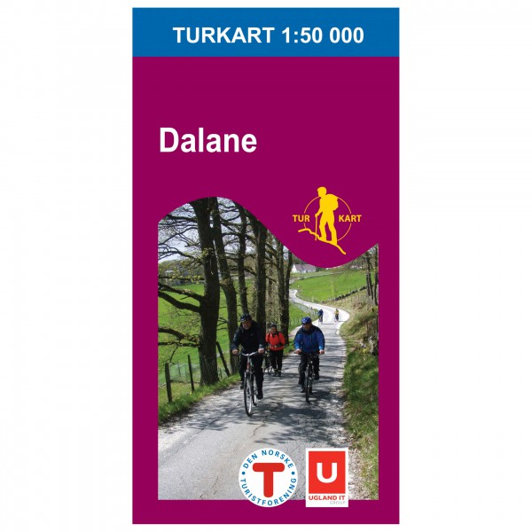 Nordeca - Wander-Outdoorkarte: Dalane 1/50 - Wanderkarte