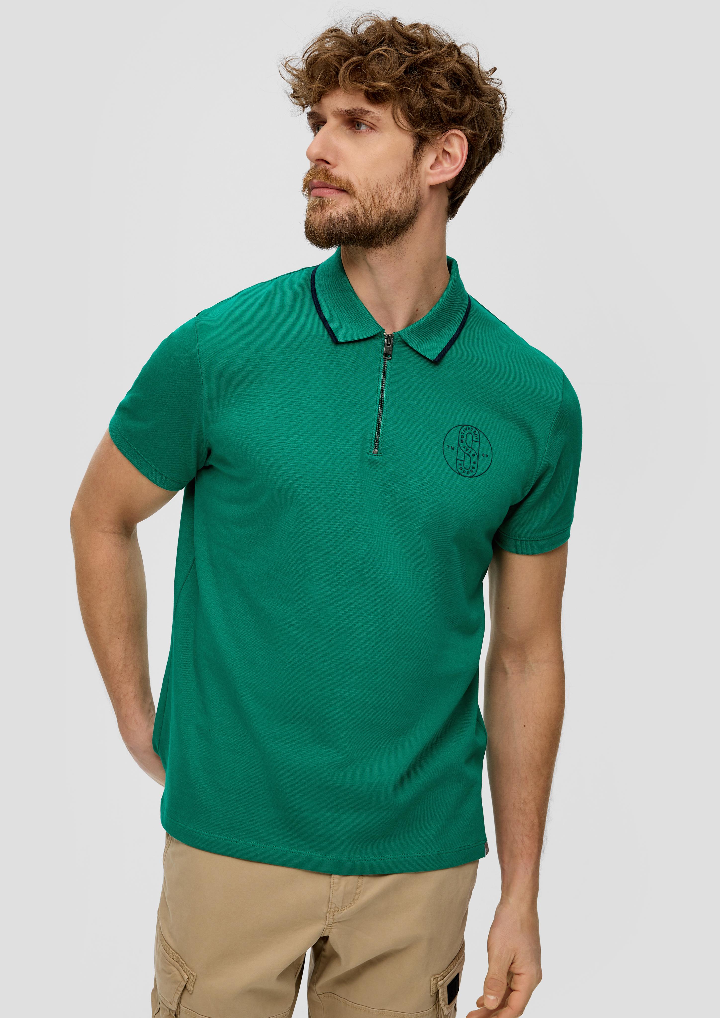 Polo-Shirt aus Piqué  2141479-7652