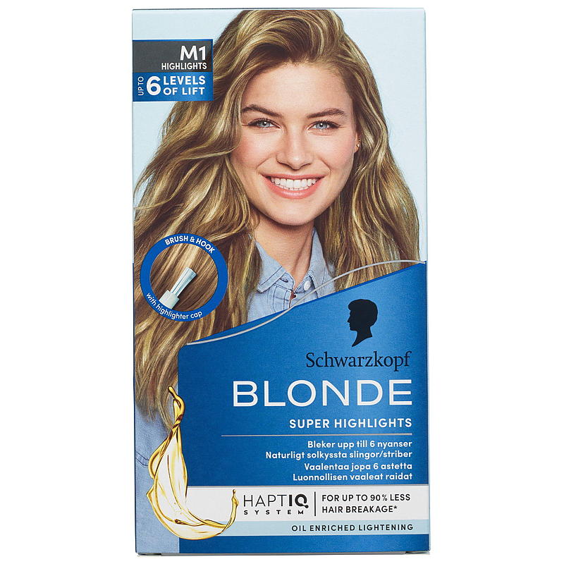 Schwarzkopf Hårfarge Blonde M1Super highlights Schwarzkopf