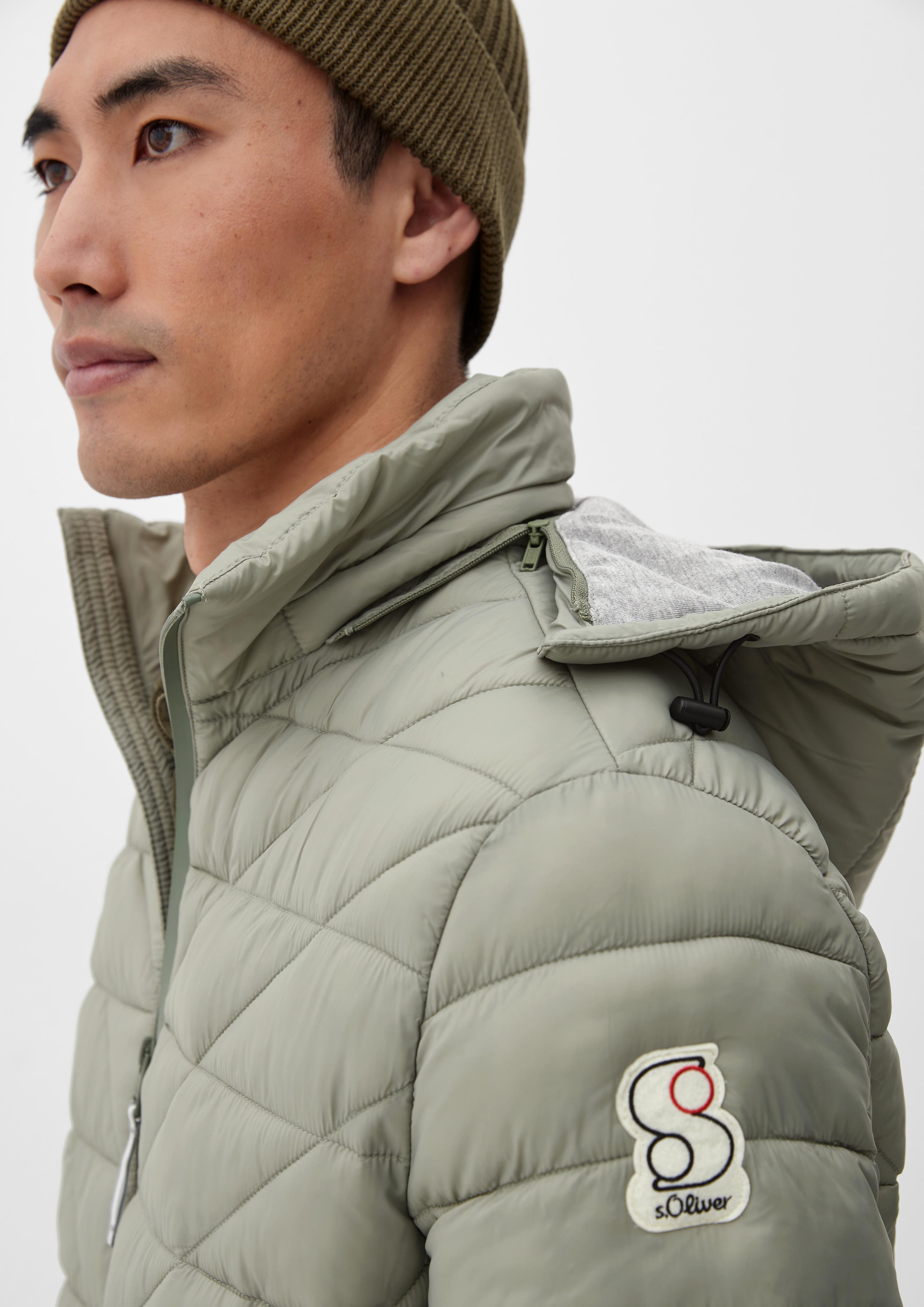 Steppjacke mit abnehmbarer Kapuze  2127131-7802