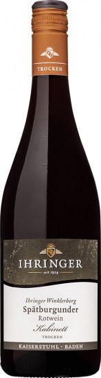 2019 Spätburgunder Kabinett Ihringer Winklerberg trocken - Kaiserstühler Winzergenossenschaft Ihringen