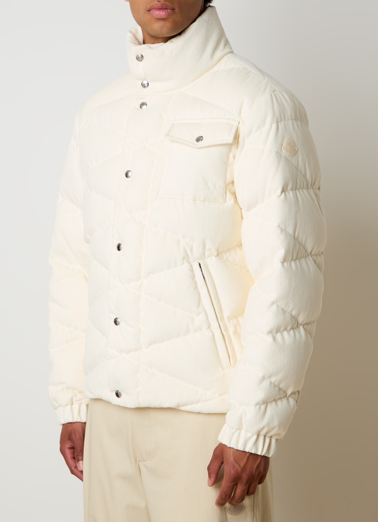 Moncler Puffer jacket made of corduroy with down filling