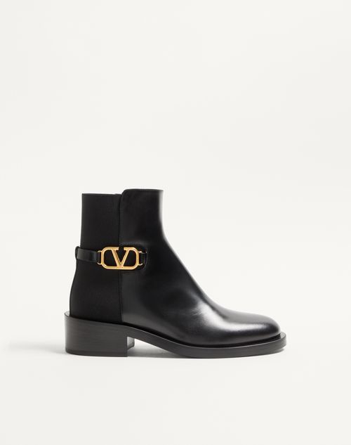 Bota VLogo Signature em couro de bezerro 30 mm