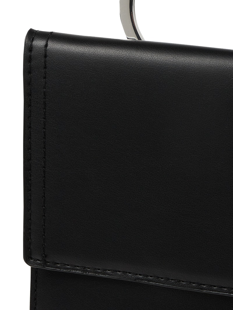 Handytasche in Leder-Optik in schwarz