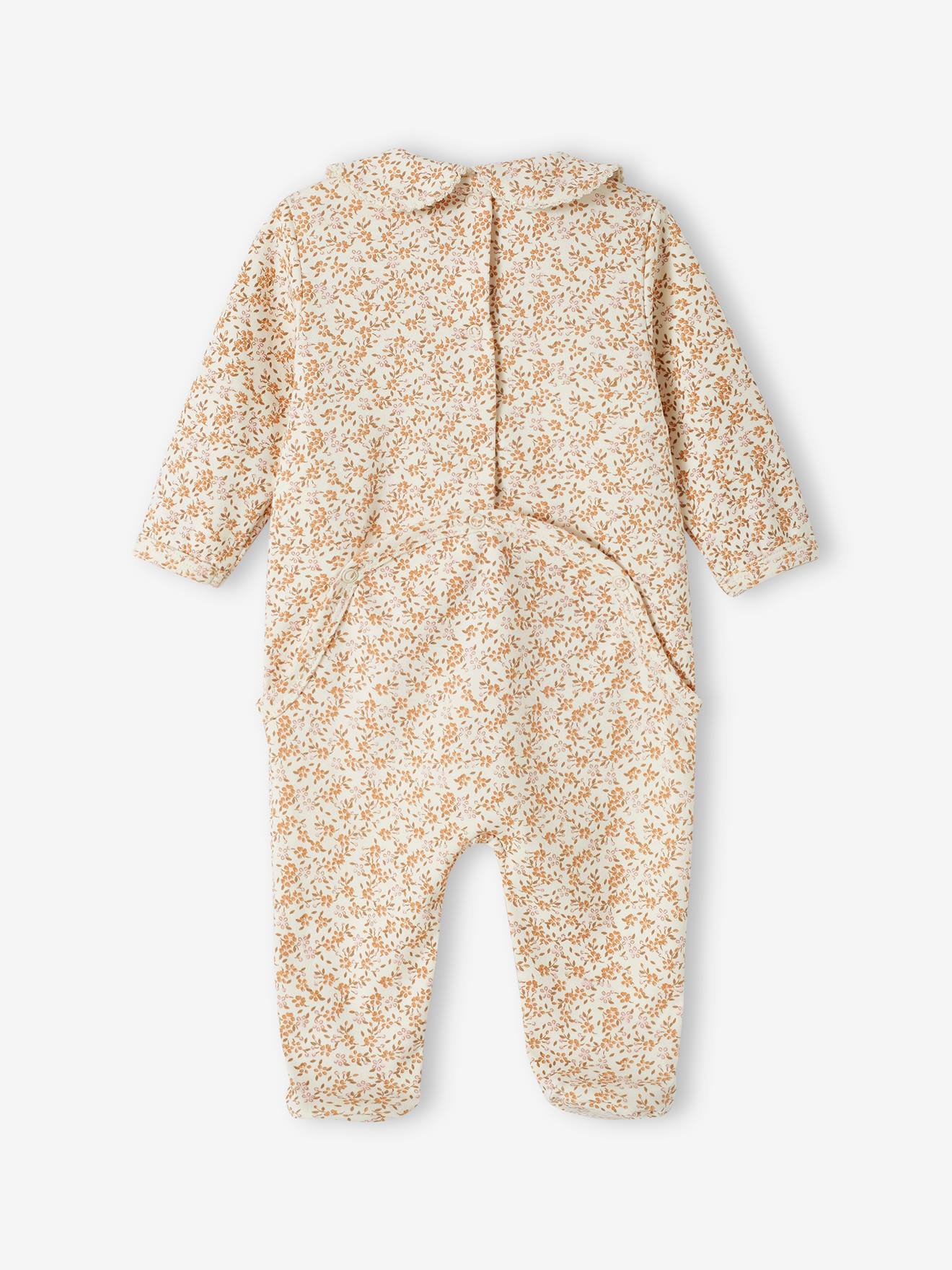 Vertbaudet Baby Jersey-Strampler Oeko-Tex - wollweiß