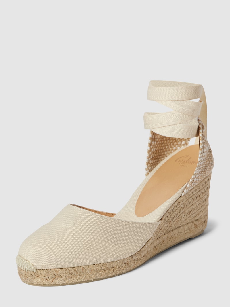 Wedges mit Schnürverschluss Modell 'CARINA' in offwhite