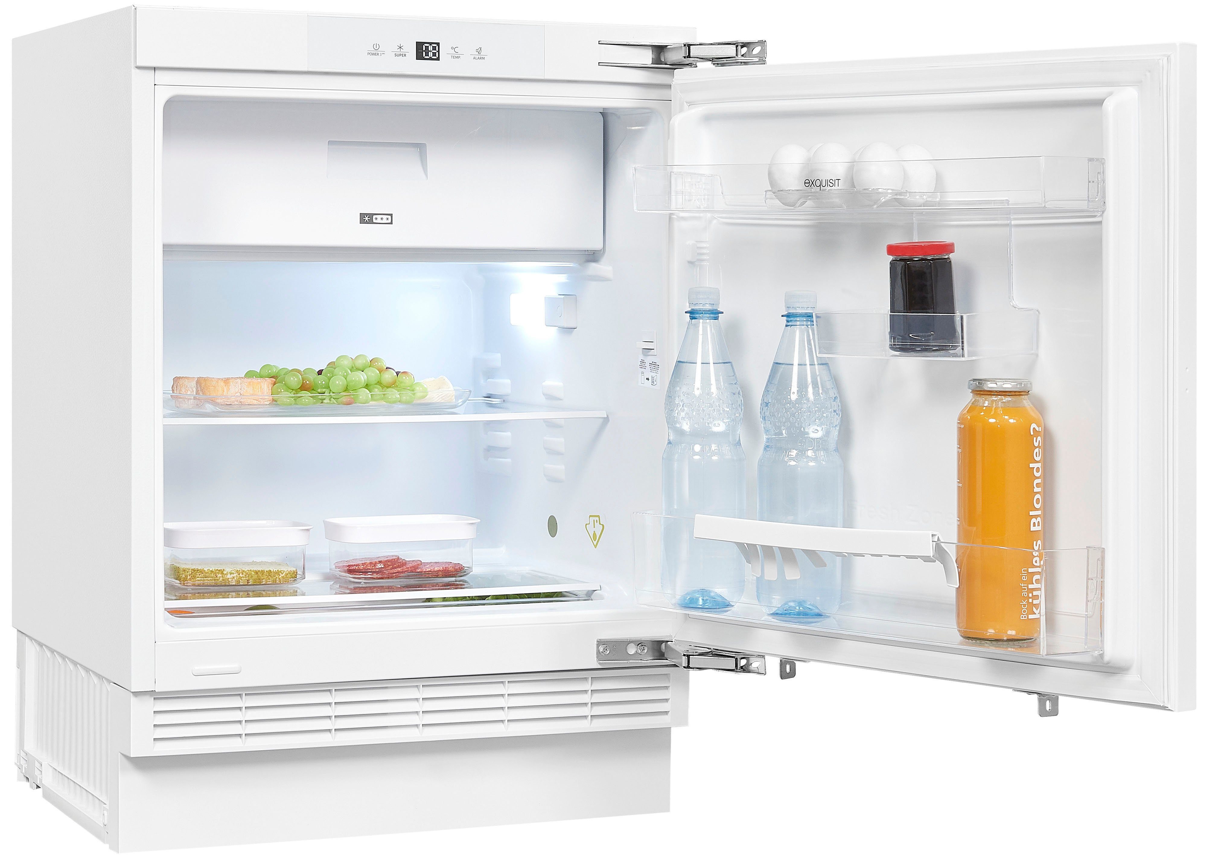 exquisit Einbaukühlschrank UKS130-4-FE-010E, 82,3 cm hoch, 59,5 cm breit