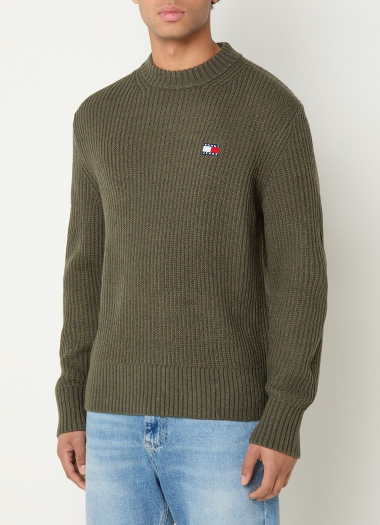 Tommy Hilfiger Rib-knit sweater with logo