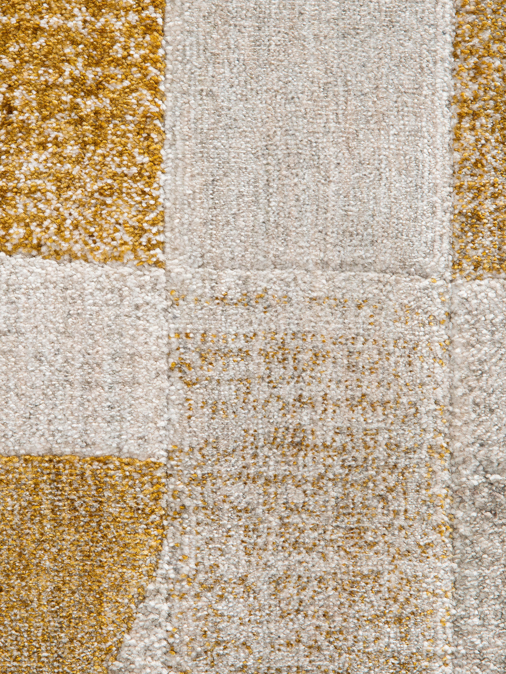 Rockledge Moderner Teppich, Gold-Grau