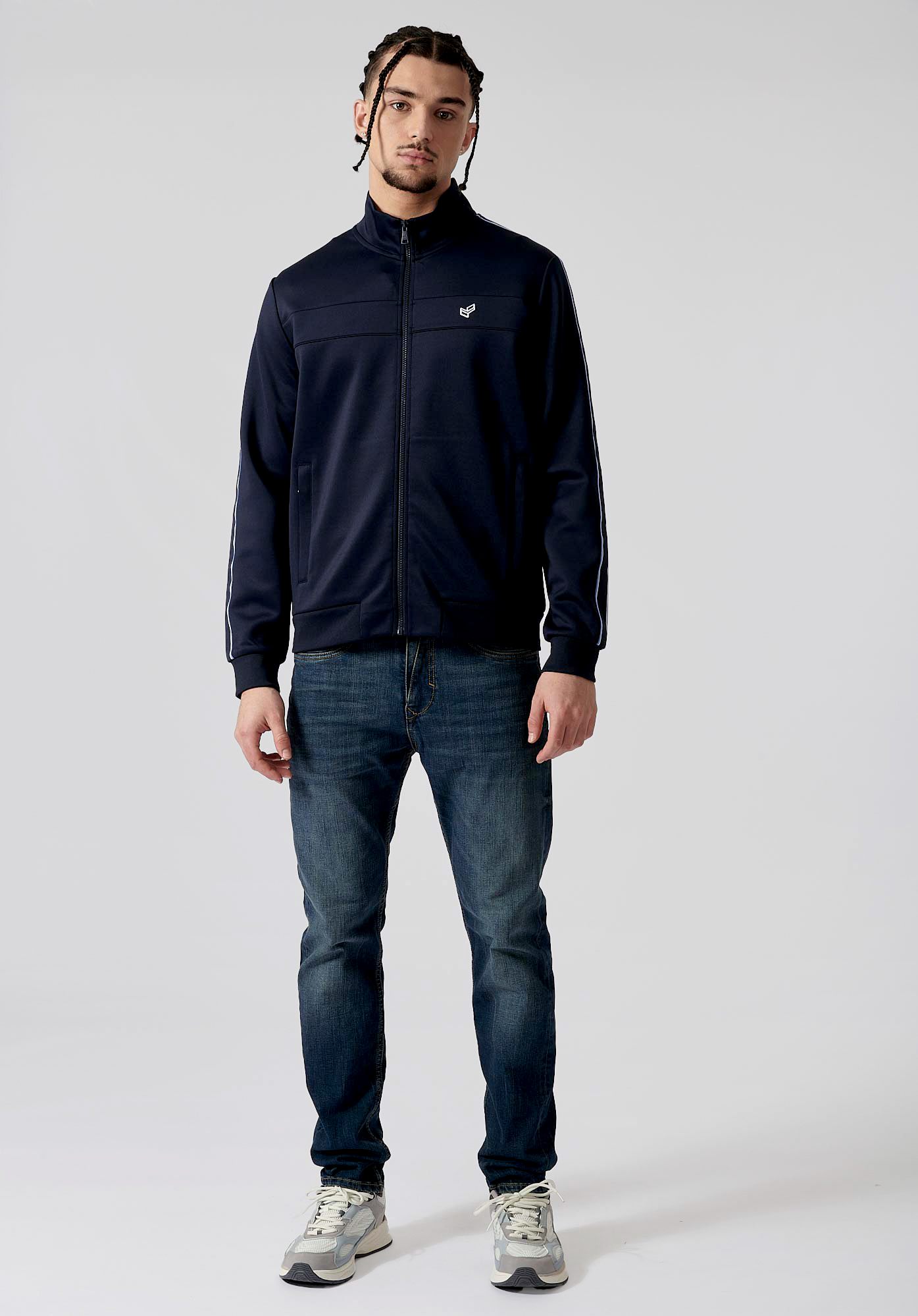 MELL   Gilet bleu homme