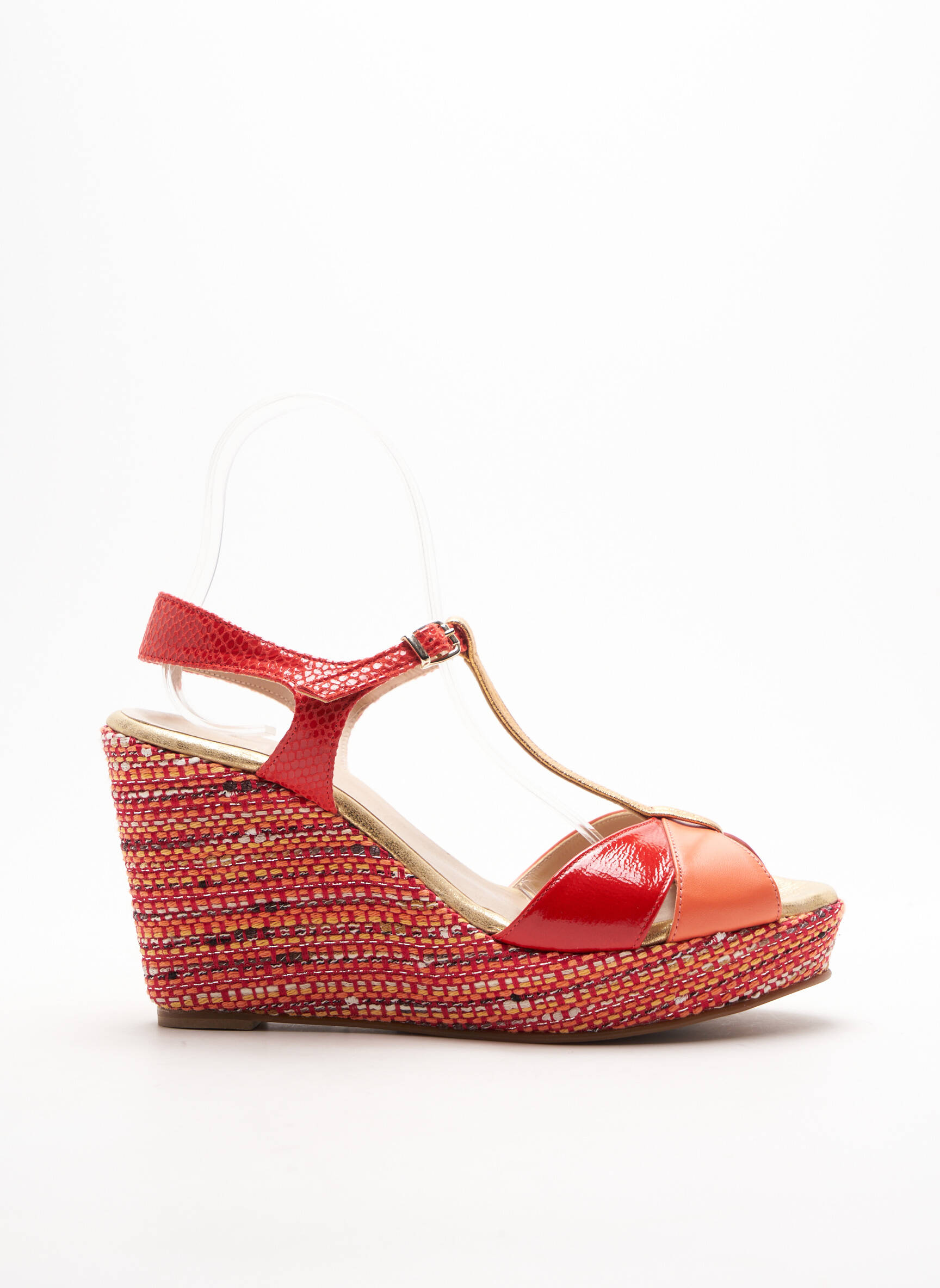 Creatis Sandales Nu Pieds Femme couleur rouge