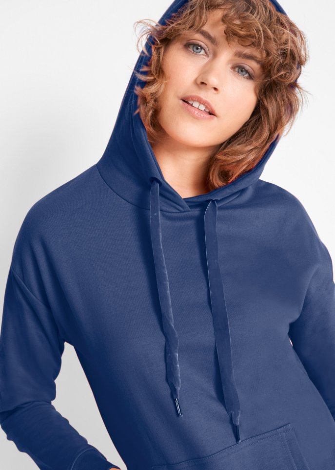 Sweatkleid mit Kapuze