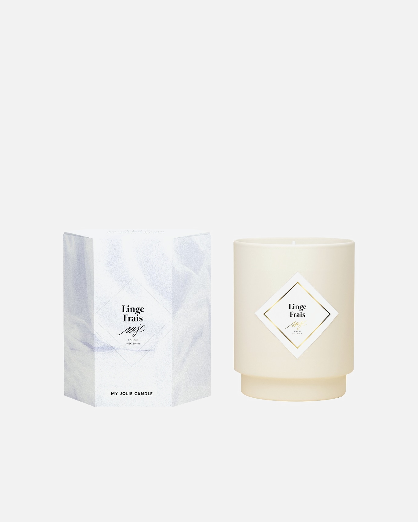 MY JOLIE CANDLE Goldene Armbandkerze, frische Wäsche