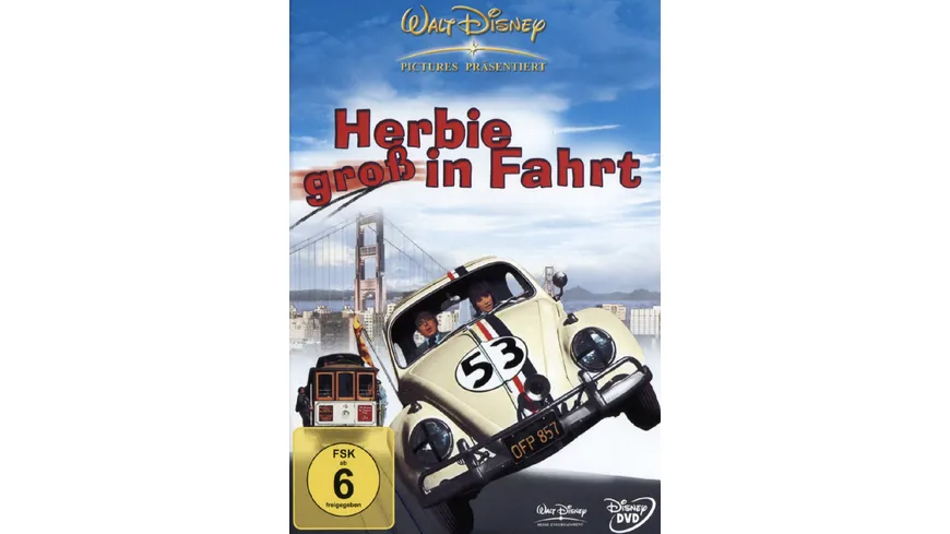 Herbie groß in Fahrt