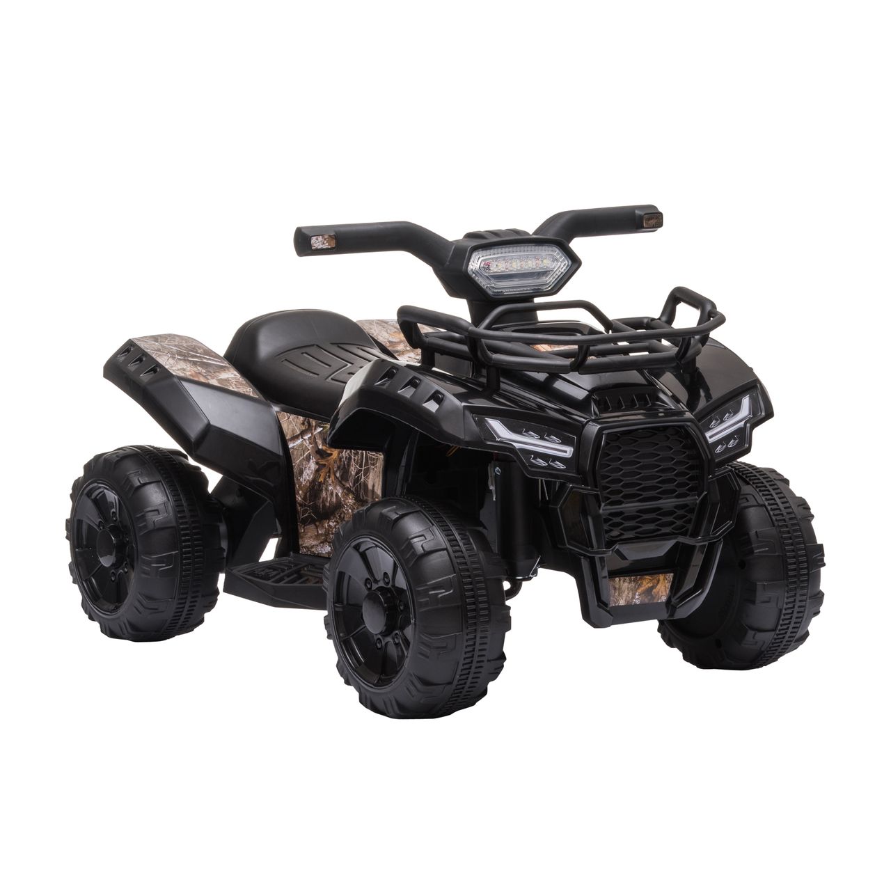 HOMCOM Mini Elektro-Quad Kinder Elektro ATV Kinderwagen Kinderauto Schwarz